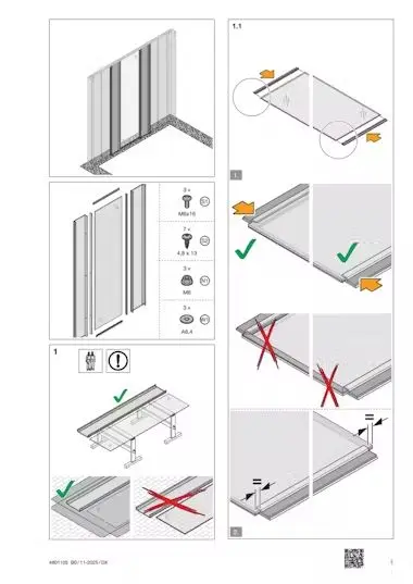 Útmutató a Juno padlótól mennyezetig terjedő ablakmodulhoz